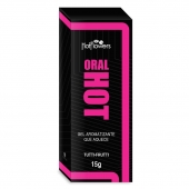 Гель для оральных ласк Oral Hot с согревающим эффектом - 15 гр. - HotFlowers - купить с доставкой в Новочебоксарске