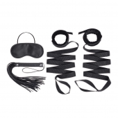 Эротический набор 4PC Bondage Bed Strap   Flogger Kit - Lux Fetish - купить с доставкой в Новочебоксарске