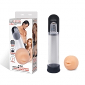 Автоматическая вакуумная помпа-мастурбатор Blowjob Auto Sucker Penis Enlarger Pump - Lux Fetish - в Новочебоксарске купить с доставкой