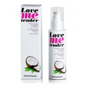 Съедобное согревающее массажное масло Love Me Tender Cocos с ароматом кокоса - 100 мл. - Love to Love - купить с доставкой в Новочебоксарске