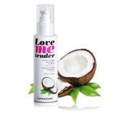 Съедобное согревающее массажное масло Love Me Tender Cocos с ароматом кокоса - 100 мл. - Love to Love - купить с доставкой в Новочебоксарске