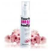 Силиконовый лубрикант 2-в-1 Touch My Body с ароматом вишнёвого цвета - 100 мл. - Love to Love - купить с доставкой в Новочебоксарске