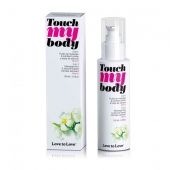 Силиконовый лубрикант 2-в-1 Touch My Body с ароматом моной - 100 мл. - Love to Love - купить с доставкой в Новочебоксарске