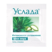 Гель-смазка «Услада с алоэ» - 3 гр. - Биоритм - купить с доставкой в Новочебоксарске