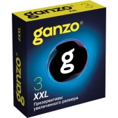 Презервативы увеличенного размера Ganzo XXL - 3 шт. - Ganzo - купить с доставкой в Новочебоксарске