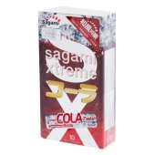 Ароматизированные презервативы Sagami Xtreme COLA - 10 шт. - Sagami - купить с доставкой в Новочебоксарске