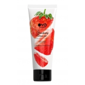 Лубрикант на водной основе OYO Aroma Gel Strawberry с ароматом клубники - 75 мл. - OYO - купить с доставкой в Новочебоксарске