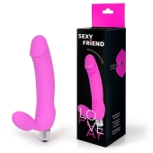 Розовый безремневой страпон Sexy Friend - 1137 - купить с доставкой в Новочебоксарске