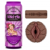 Коричневый мастурбатор-вагина Pleasure Brew Masturbator-Wild Ale в банке - Lovetoy - в Новочебоксарске купить с доставкой