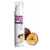 Массажная хрустящая пенка Tickle my body с ароматом маракуйи - 150 мл. - Love to Love - купить с доставкой в Новочебоксарске