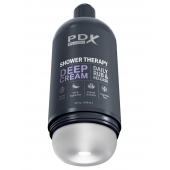 Мастурбатор в бутылке Shower Therapy Deep Cream - Pipedream - в Новочебоксарске купить с доставкой
