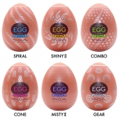 Набор из 6 мастурбаторов-яиц Tenga Egg Variety Pack V - Tenga - в Новочебоксарске купить с доставкой