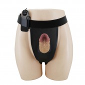 Полый вибрострапон на регулируемых трусиках Draven - 17,5 см. - Baile - купить с доставкой в Новочебоксарске