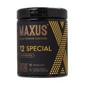 Презервативы с точками и рёбрами MAXUS Special - 12 шт. - Maxus - купить с доставкой в Новочебоксарске