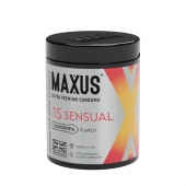 Анатомические презервативы MAXUS Sensual - 15 шт. - Maxus - купить с доставкой в Новочебоксарске