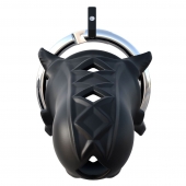 Черный замок верности Extreme Silicone Cock Blocker - Pipedream - купить с доставкой в Новочебоксарске
