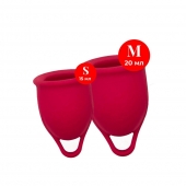 Набор из 2 красных менструальных чаш Iona - Woma - купить с доставкой в Новочебоксарске