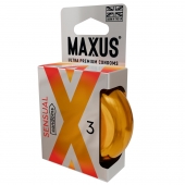 Презервативы анатомической формы Maxus Sensual - 3 шт. - Maxus - купить с доставкой в Новочебоксарске