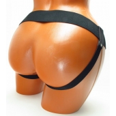 Трусики для страпона коричневого цвета - БДСМ Арсенал - купить с доставкой в Новочебоксарске