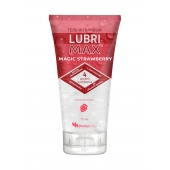 Интимный гель-смазка на водной основе Lubrimax Magic Strawberry - 75 мл. - ИнтелБИО - купить с доставкой в Новочебоксарске