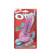Фиолетовое эрекционное кольцо с вибрацией и пальчиком OYEAH PURPLE - Screaming O - в Новочебоксарске купить с доставкой