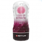 Прозрачный текстурированный мастурбатор Vacuum Cup Masturbator Black Hole - Baile - в Новочебоксарске купить с доставкой