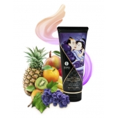 Массажный крем для тела с ароматом экзотических фруктов Exotic fruits - 200 мл. - Shunga - купить с доставкой в Новочебоксарске