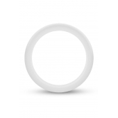Белое люминесцентное эрекционное кольцо Silicone Glo Cock Ring - Blush Novelties - в Новочебоксарске купить с доставкой
