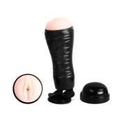 Мастурбатор-вагина Flora с присоской в основании - Baile - в Новочебоксарске купить с доставкой