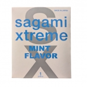 Презерватив Sagami Xtreme Mint с ароматом мяты - 1 шт. - Sagami - купить с доставкой в Новочебоксарске