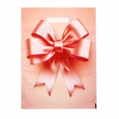 Пакет с принтом в виде банта с вырубной ручкой (30х40 см) - Сима-Ленд - купить с доставкой в Новочебоксарске