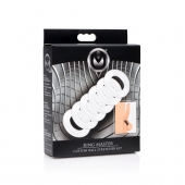 Комплект из 6 прозрачных эрекционных колец Ring Master Custom Ball Stretcher Kit - XR Brands - в Новочебоксарске купить с доставкой
