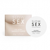 Массажная свеча для всего тела Slow Sex - 50 гр. - Bijoux Indiscrets - купить с доставкой в Новочебоксарске