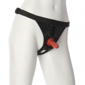 Трусики со штырьком для фиксации насадок Ultra Harness with Plug - Doc Johnson - купить с доставкой в Новочебоксарске