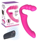 Розовый безремневой страпон Straples Strap-On Dildo - Erokay - купить с доставкой в Новочебоксарске