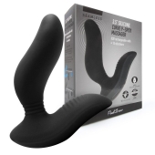Черный вибромассажер простаты 3,5’’ Curve P-spot Massager - 12 см. - Erokay - в Новочебоксарске купить с доставкой