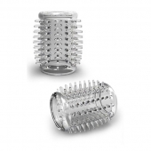 Прозрачная насадка с шипами STAY HARD COCK SLEEVE 01 CLEAR - Blush Novelties - в Новочебоксарске купить с доставкой