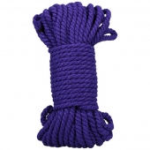 Фиолетовая верёвка для связывания и фиксации Bind Tie - 15,24 м. - Doc Johnson - купить с доставкой в Новочебоксарске