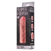 Фаллоудлинитель SUPER HERO Dewil - 17,5 см. - Lola Games - в Новочебоксарске купить с доставкой