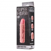 Фаллоудлинитель SUPER HERO Sex Machine - 15,5 см. - Lola Games - в Новочебоксарске купить с доставкой