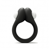 Черное эрекционное кольцо Zippy Vibrating Ring With Bullet - Adrien Lastic - в Новочебоксарске купить с доставкой