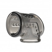 Дымчатая насадка на пенис и мошонку - Baile - в Новочебоксарске купить с доставкой