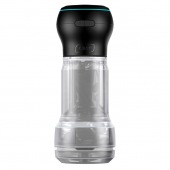 Набор PowerBlow   Feel Pocket Stroker Crystal: мастурбатор и интерактивная насадка - Kiiroo - в Новочебоксарске купить с доставкой