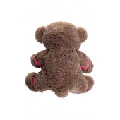 Бондажный набор: бурый мишка с розовыми оковами и наручниками - Pecado - купить с доставкой в Новочебоксарске