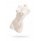 Белая интерьерная свеча в форме женского торса - 850 гр. - Pecado - купить с доставкой в Новочебоксарске