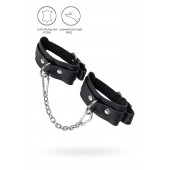 Черные мини-оковы со скруглёнными углами - Pecado - купить с доставкой в Новочебоксарске