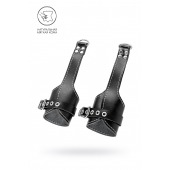 Черные подвесы с белой строчкой - Pecado - купить с доставкой в Новочебоксарске