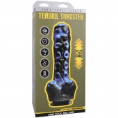 Черно-синяя мини-машина на присоске Tendril Thruster - 21,6 см. - Doc Johnson - купить с доставкой в Новочебоксарске