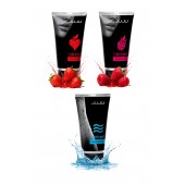 Набор из 3 лубрикантов JUJU (увлажняющий, клубника, малина) - JuJu - купить с доставкой в Новочебоксарске