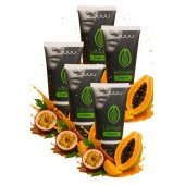 Набор из 5 съедобных лубрикантов JUJU со вкусом тропических фруктов - JuJu - купить с доставкой в Новочебоксарске